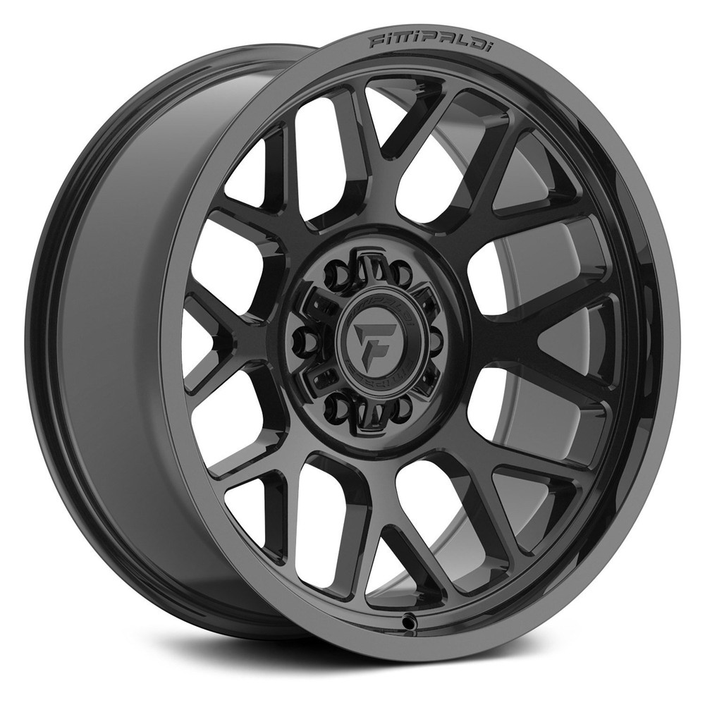 Fittipaldi FA17B Wheels 20x9 (0, 5x127, 78.1) Black Rims Set of 4