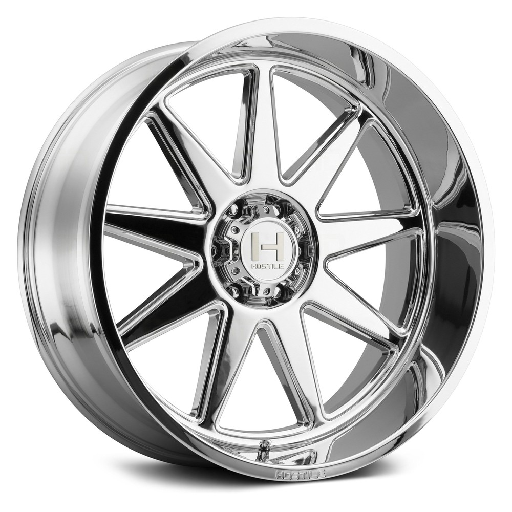 Hostile H121 OMEGA Wheels 20x10 (-19, 8x170, 125.2) Chrome Rims Set of 4
