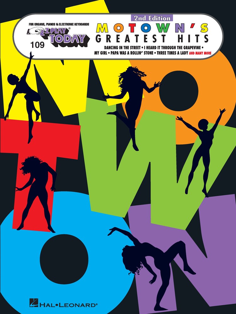 Motown Greatest Hits EZ Play Today Vol 109 Easy Piano Keyboard Song Book