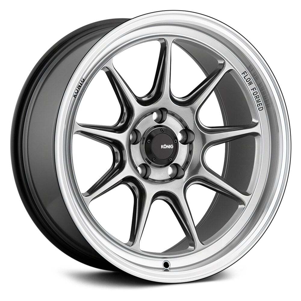 Konig COUNTERGRAM Wheels 15x8 (25, 4x100, 73.1) Chrome Rims Set of 4
