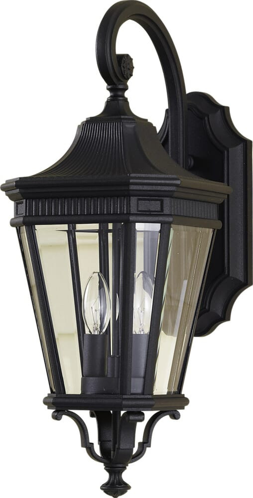 Feiss OL5401BK Cotswold Black Outdoor Wall Lantern Light
