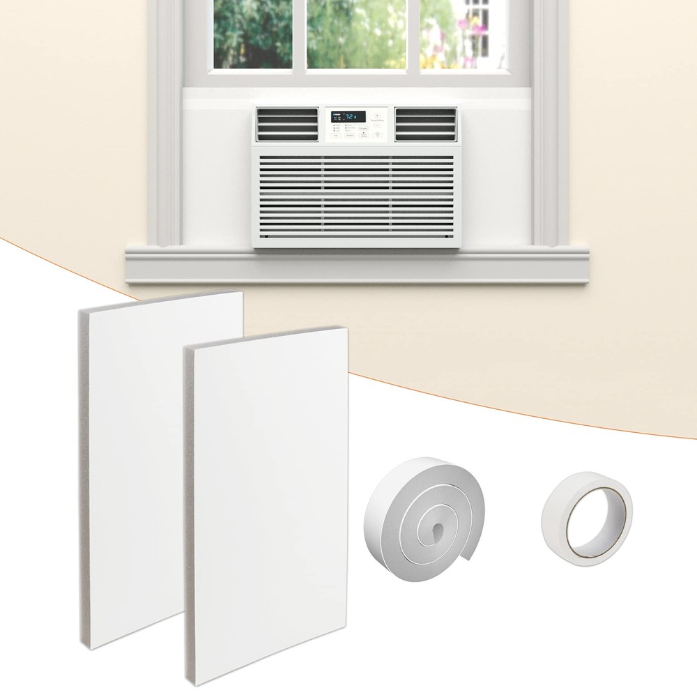 Window Air Conditioner Insulated Foam Panels, Winter Surround Insulation Side...