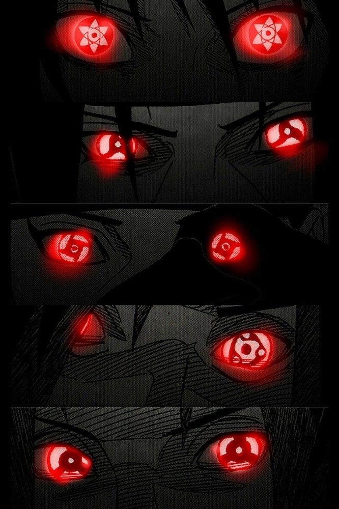 Naruto Sharingans Poster Wall Art Photo Prints 16x24, 20x30, 24x36