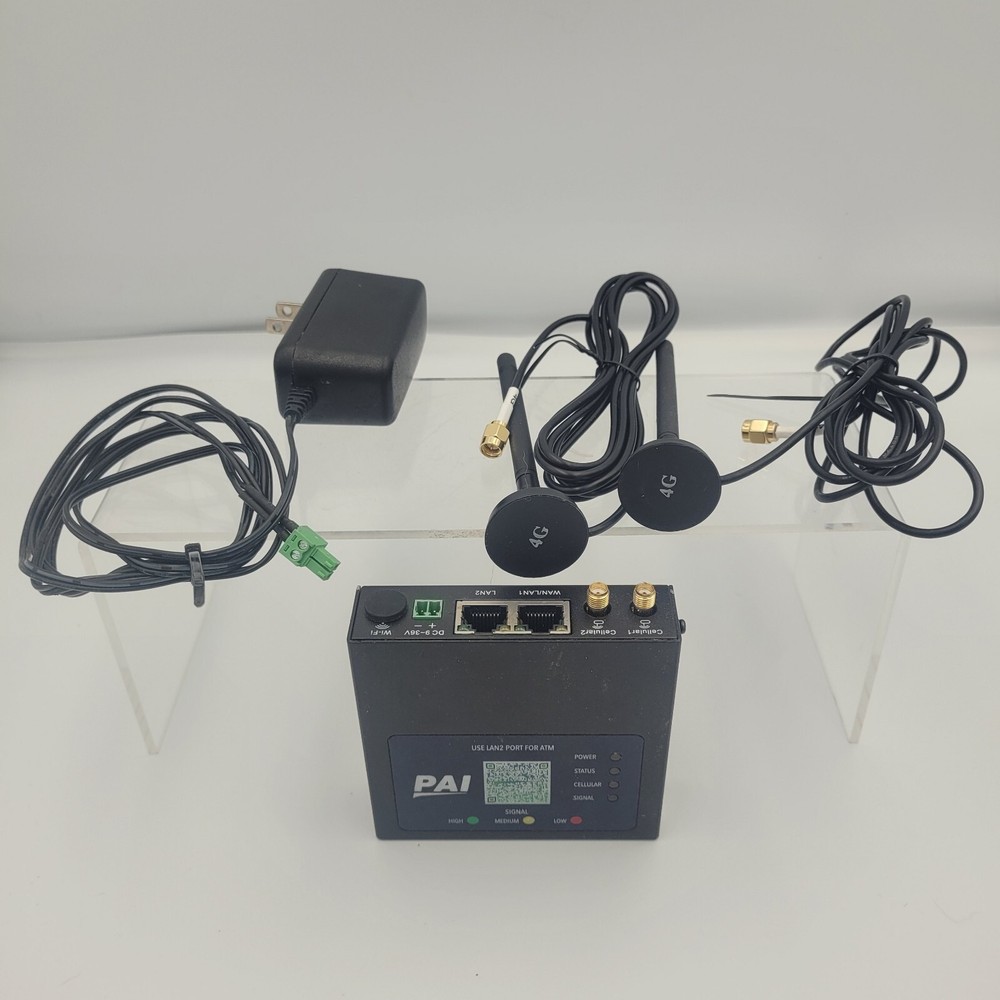 INHAND IR302 Compact Industrial Cellular 4G VPN Modem Router untested antennas