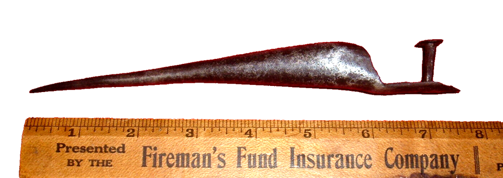 Hand Forged 1500s Iron Ballester Bolt, Seige of Edinburgh Castle, 1573, Scotland