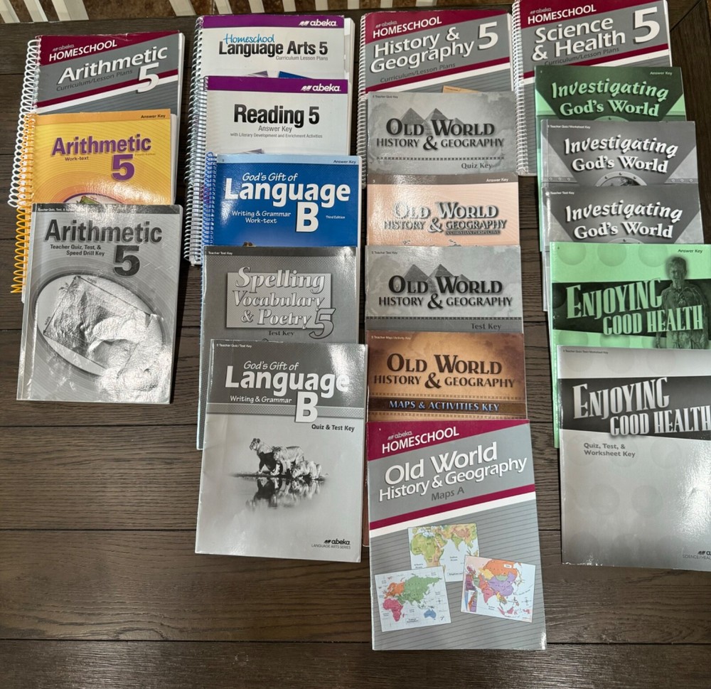 Abeka 5th Grade Comprehensive Parent and Child Learning Materials-image