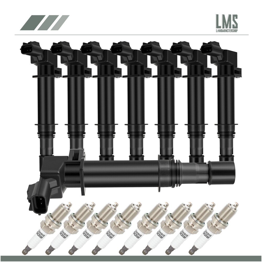 For Dodge Jeep Mitsubishi Chrysler Aspen 3.7L 4.7L 8 Ignition Coil & Spark Plug