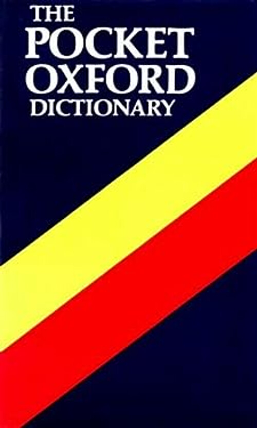 Compact Hardcover Oxford Pocket Dictionary of Modern English