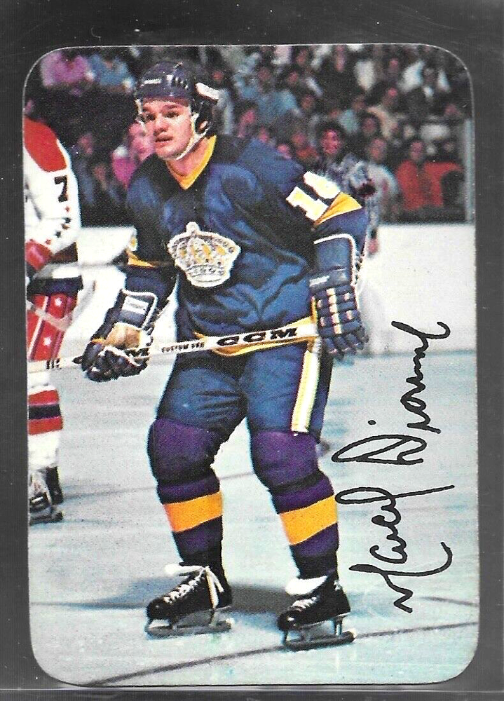 1976-77 Topps Glossy Insert Marcel Dionne Hockey Card #4
