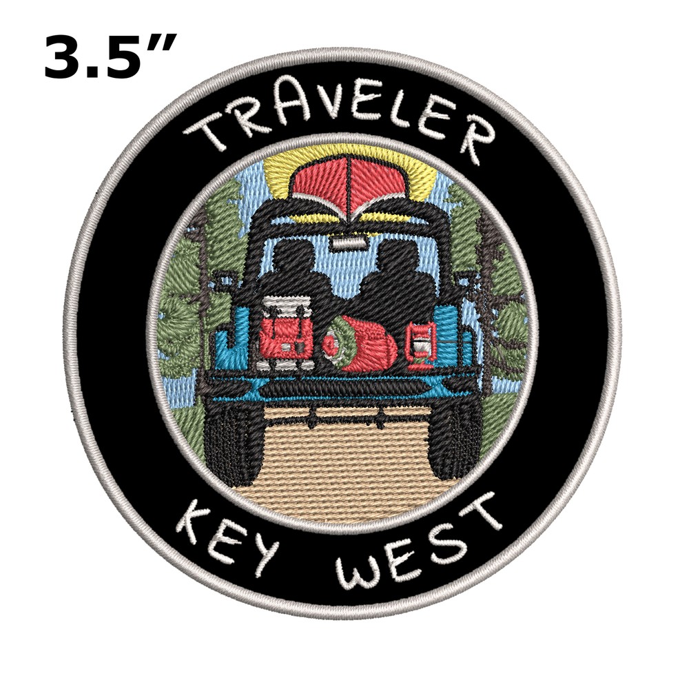 Key West, Florida Patch Embroidered Iron-On Applique Travel Badge Souvenir