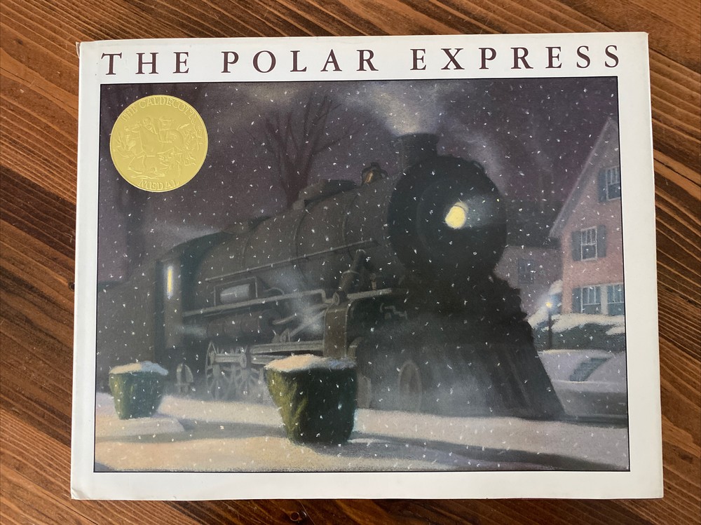 The Polar Express First Edition Hardcover by Chris Van Allsburg 1985 5th Printing