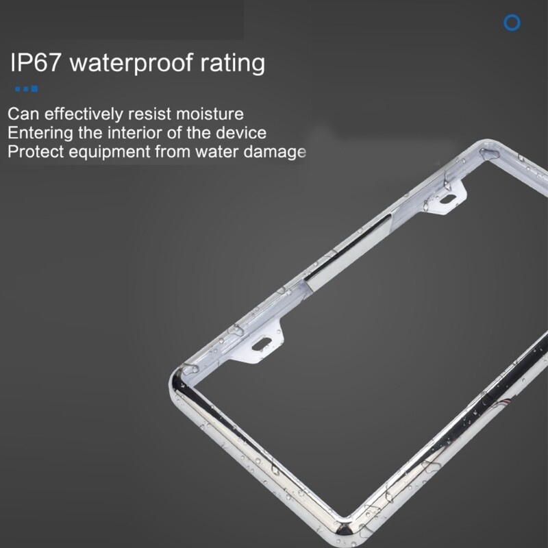 l Stylish Vehicle License Plate Frame with Bright LED Lighting Vehicle Spare