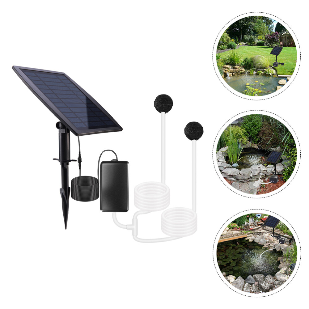 Pond Oxygen Pump Solar Aerator Pump Solar Water Pump Oxygen Increasing Fitting