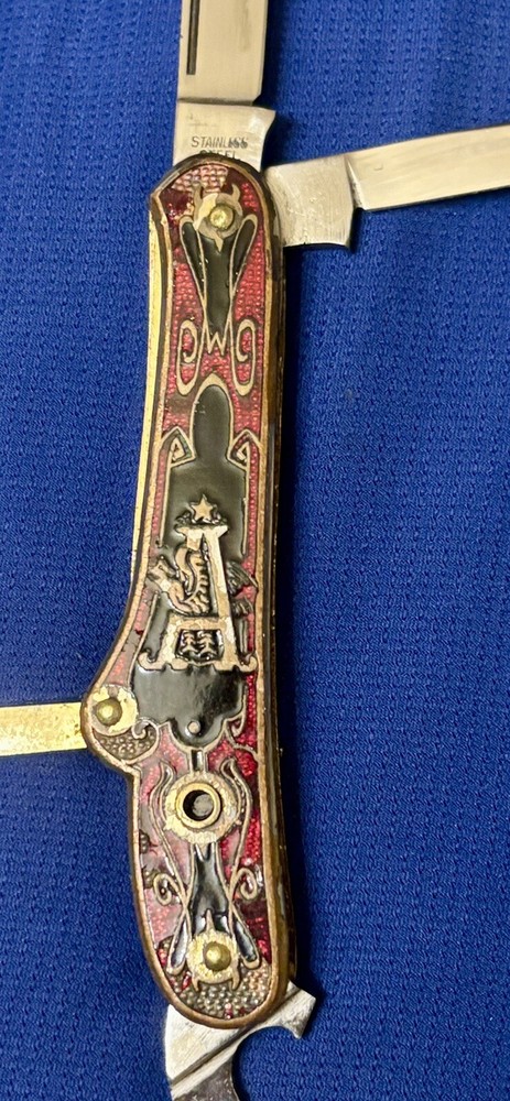Adolphus Busch St Louis Enamelled Handle Bartenders Kastor Knife Anheuser Busch