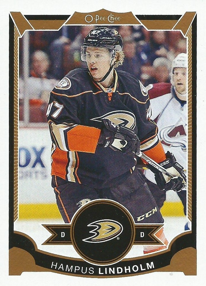 Hampus Lindholm 2015-16 O-Pee-Chee Base Card #317