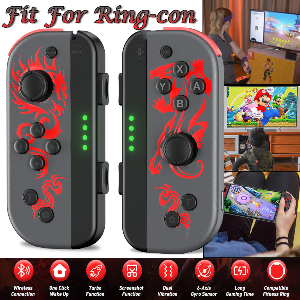 1Pair Wireless Joy-Con Controller For Nintendo Switch Console Gamepad with Turbo