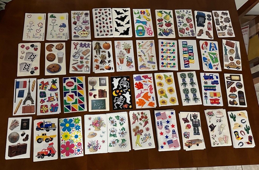 Lot 2 - Vtg & Rare Frances Meyer Sticker sheets - 2.5