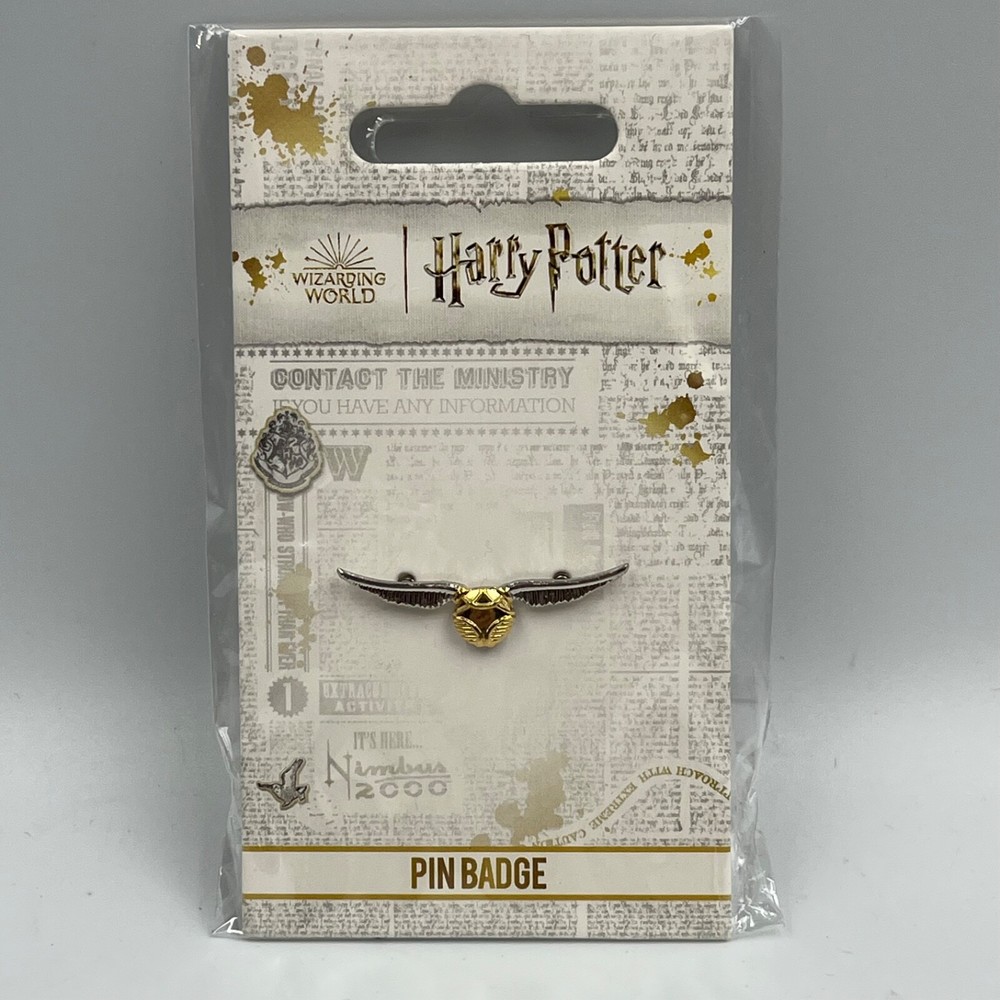 Harry Potter Golden Snitch Enamel Pin Badge by Carat Shop Official