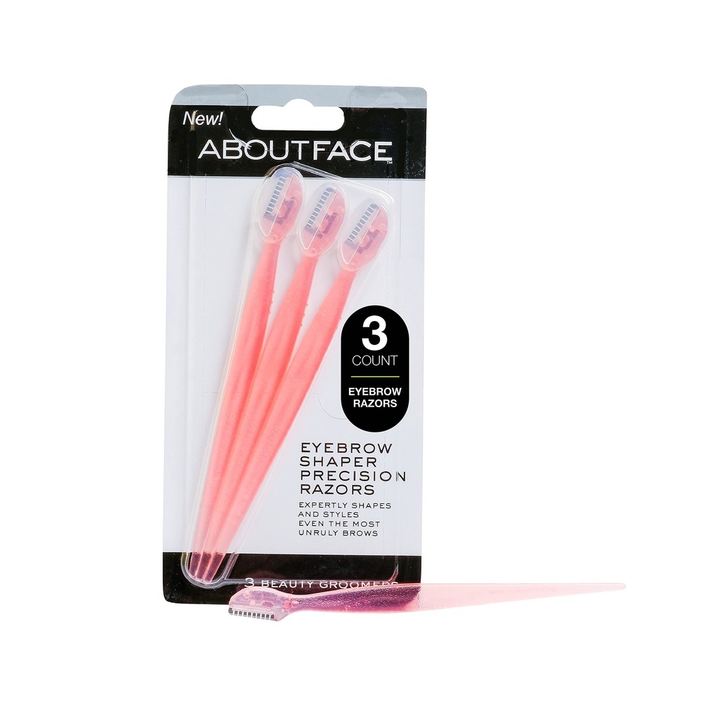 About Face Fuzz-Free Compact Facial Razors for Shaving & Exfoliating - Includ...-image