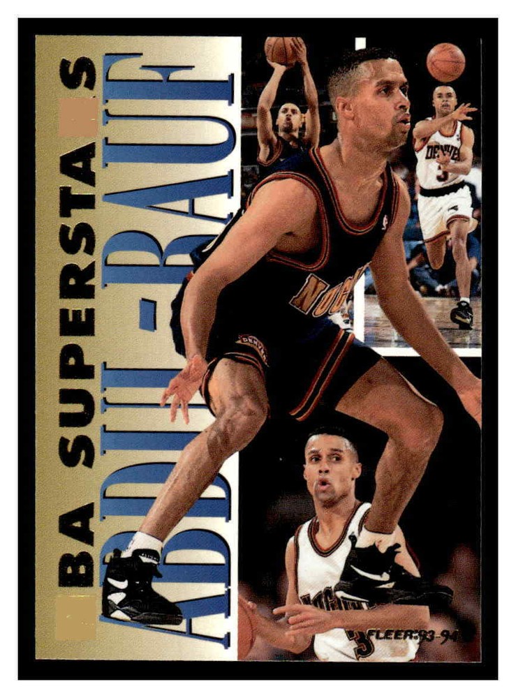 1993-94 Fleer #1 Mahmoud Abdul-Rauf NBA Superstars