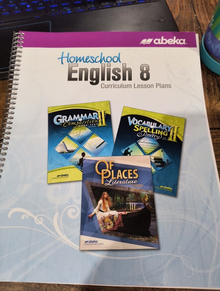 Abeka Homeschool English 8 Second Edition Lesson Plans Curriculum-image