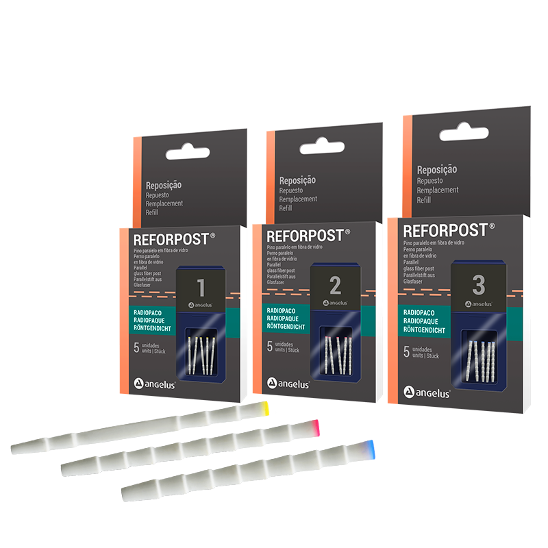 Dental Angelus Reforpost Fibre Glass Kit | Size 1 & 2 | 15 Posts