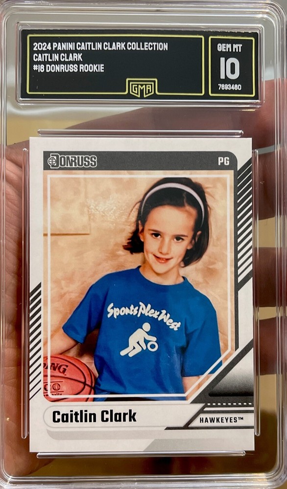 2024 Panini Caitlin Clark Rookie Collection Donruss #18 10 Gem Mint Fever Star C