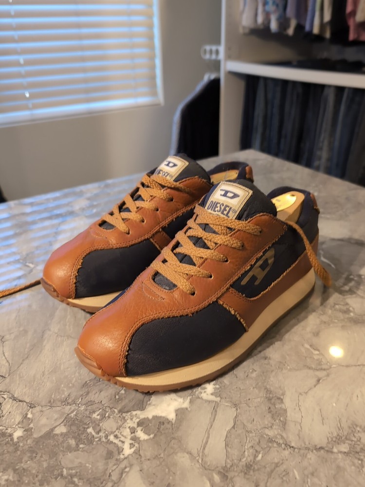 DIESEL ⛽ Men Athletic Tennis Shoes Size **8.5 Read Description**