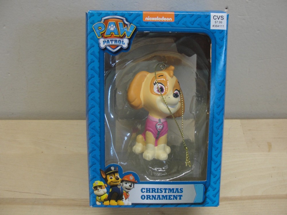 NEW PAW PATROL DOG CHRISTMAS ORNAMENT