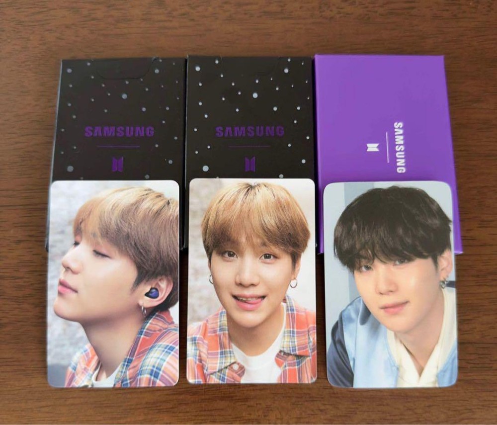 BTS Samsung Official Galaxy Photo Card Yoongi