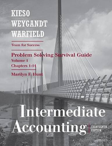 Intermediate Accounting Problem Solving Survival Guide Ch 1-14 VG Condition