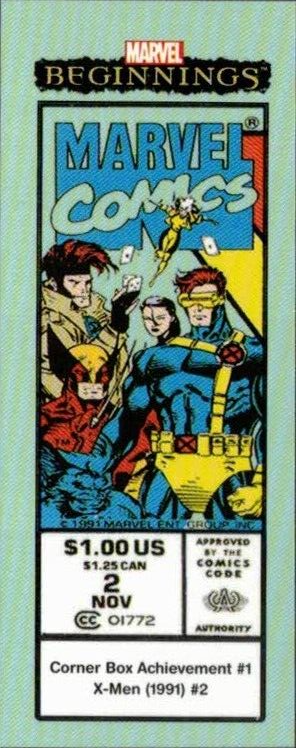 2022 Upper Deck Marvel Beginnings Corner Box Achievement CB2 Cyclops Gambit