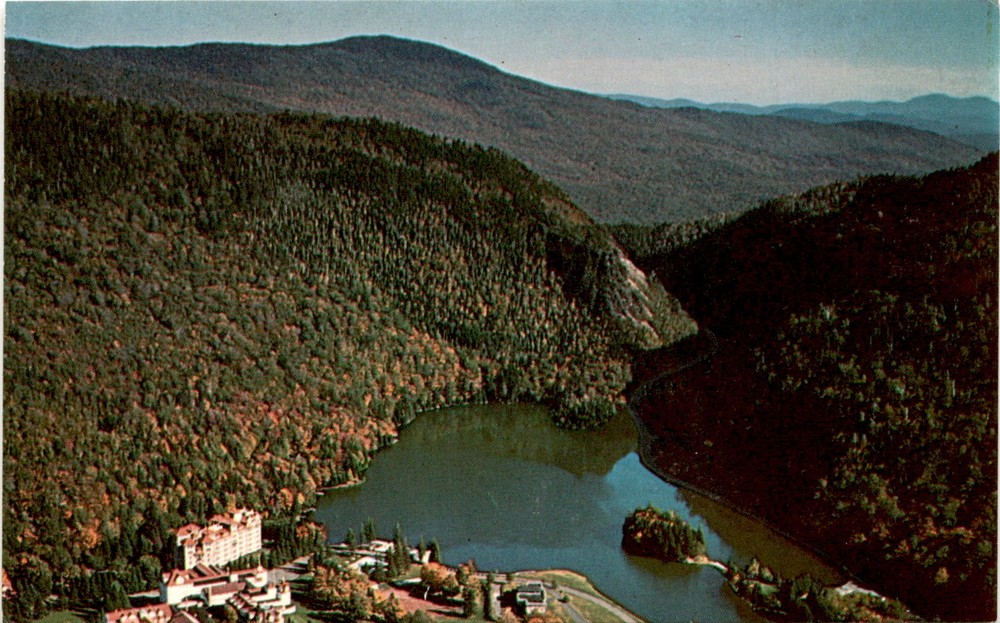 Dixville Notch, New Hampshire, Balsams, Lake Gloriette, Boston Postcard