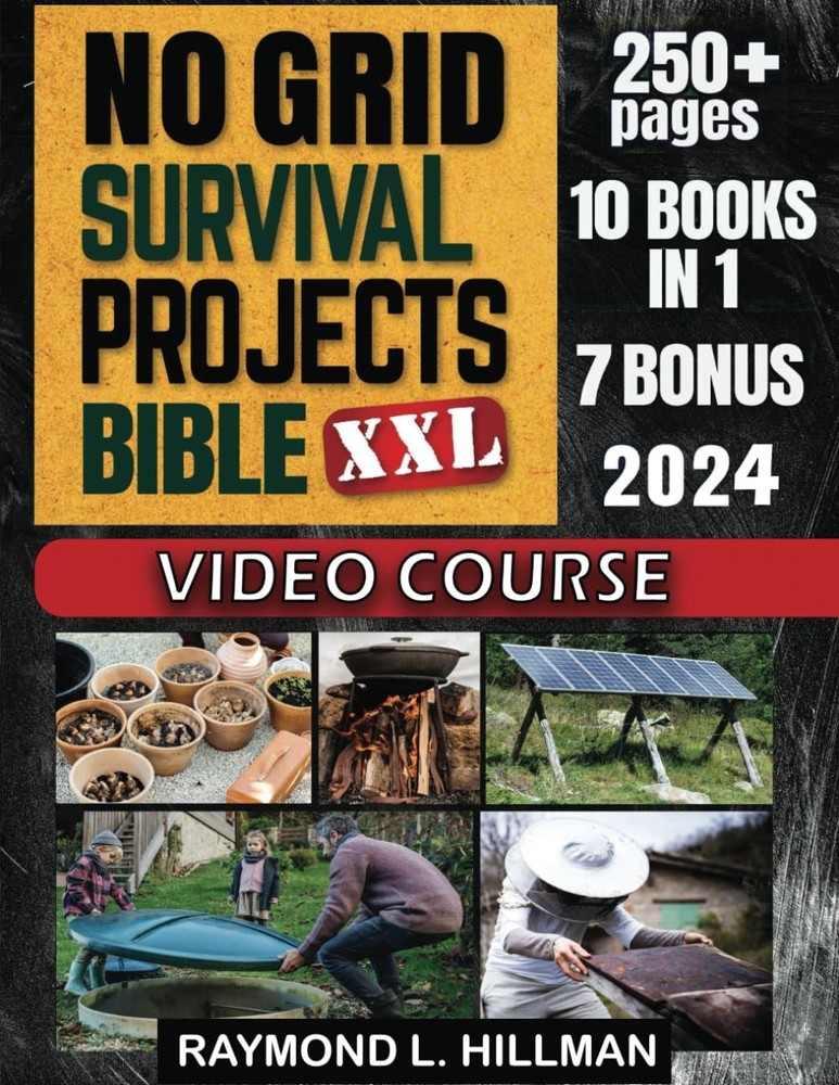 No Grid Survival Projects Bible: [10 in 1] DIY All-In Guide + VIDEO COURSE |...