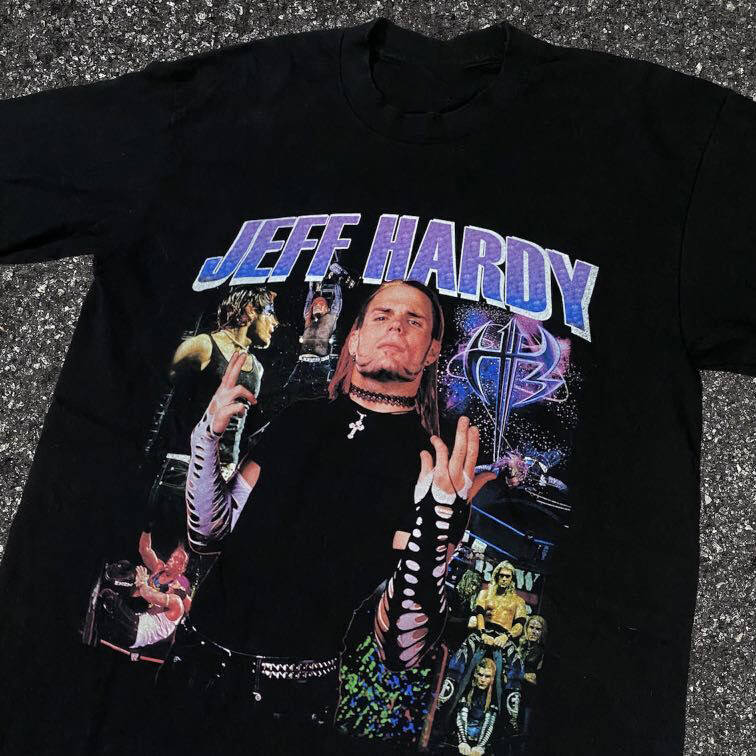 Hot Trend Jeff Hardy черный хлопок размер S-4XL футболка унисекс TT385