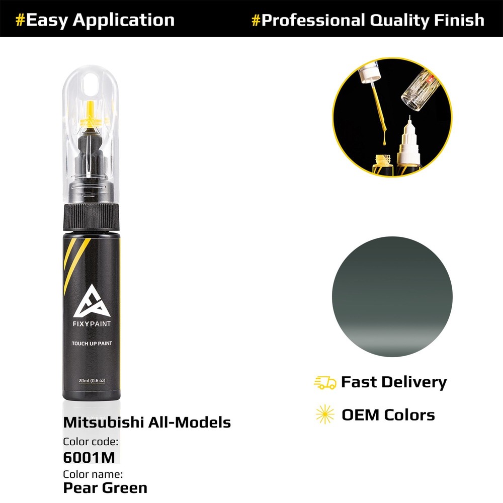 Touch up Paint for Mitsubishi Code: 6001M Pear Green Professional Repair