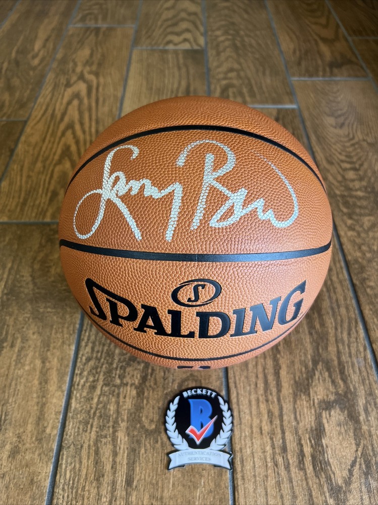 Boston Celtics Larry Bird Autographed Ball Spalding Official Game Basketball BAS