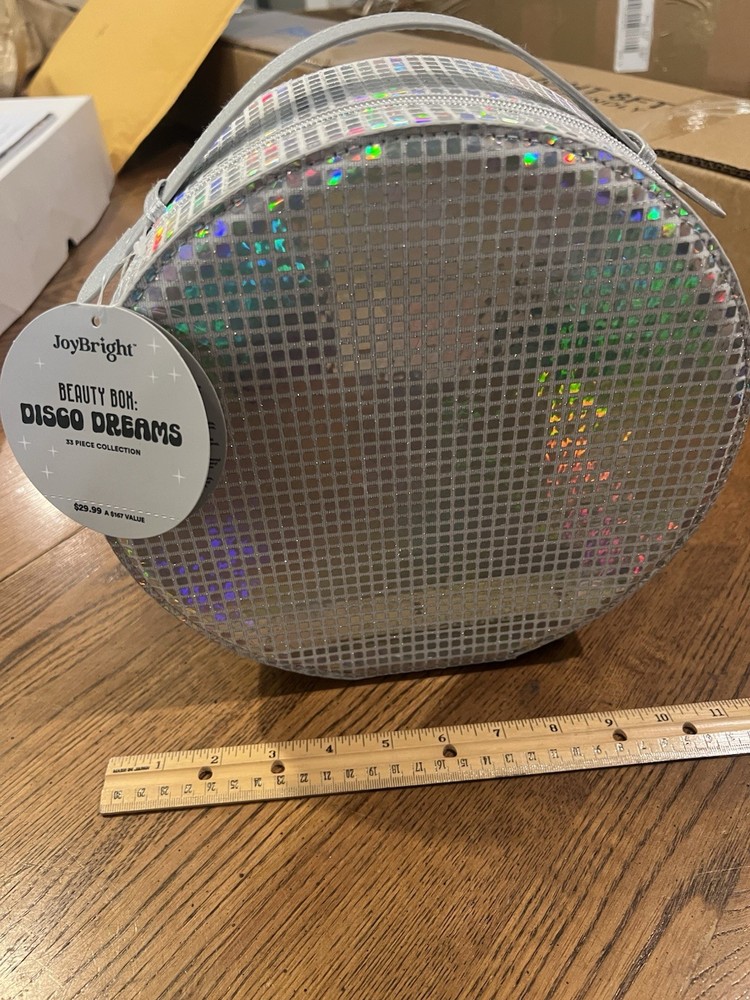 JoyBright by Ulta Beauty Beauty Box: Disco Dreams makeup kit, Bag Only, Mirror