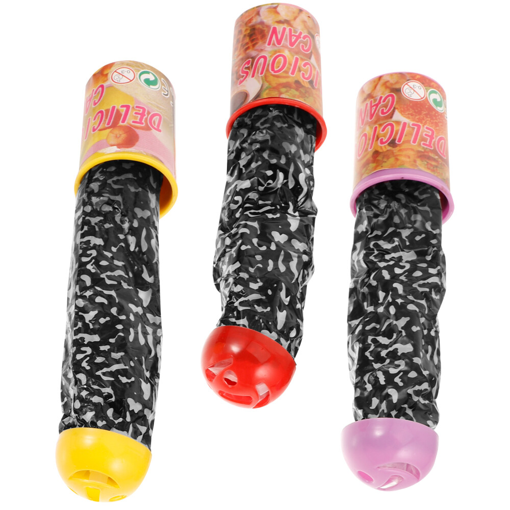 3 Pcs Spring Loaded Snakes Prank Mini Can Sweet Spoof Toy Collector