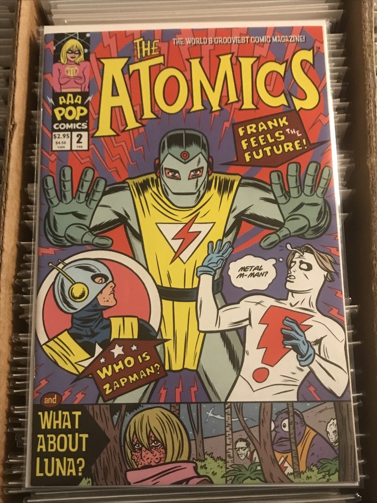 THE ATOMICS #2 mike allred AAAPOP comics madman zapman classic series x-statix-image