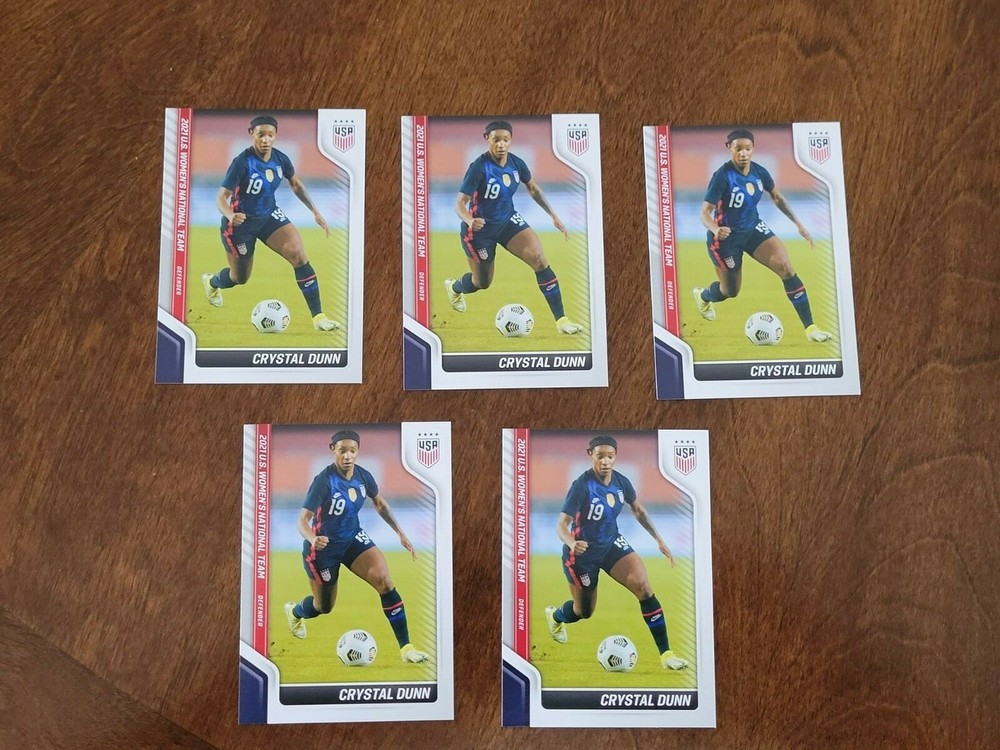 Crystal Dunn 5-Card Lot 2021 USA Soccer Womens National Team Panini Instant