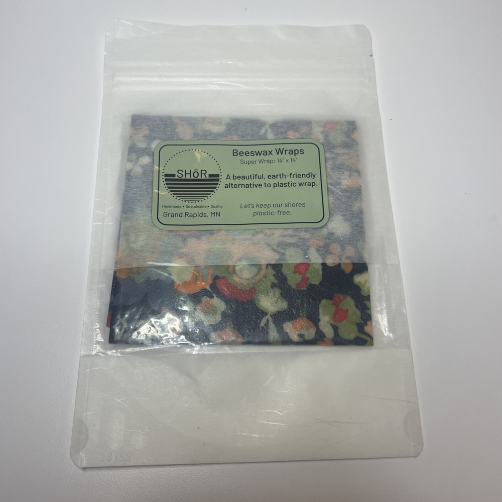 Envoltura de comida de cera de abejas hecha a mano reutilizable 14