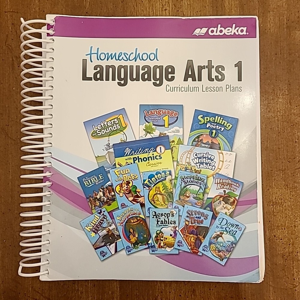 Abeka Language Arts 1 Curriculum with Detailed Lesson Plans for Homeschooling-image