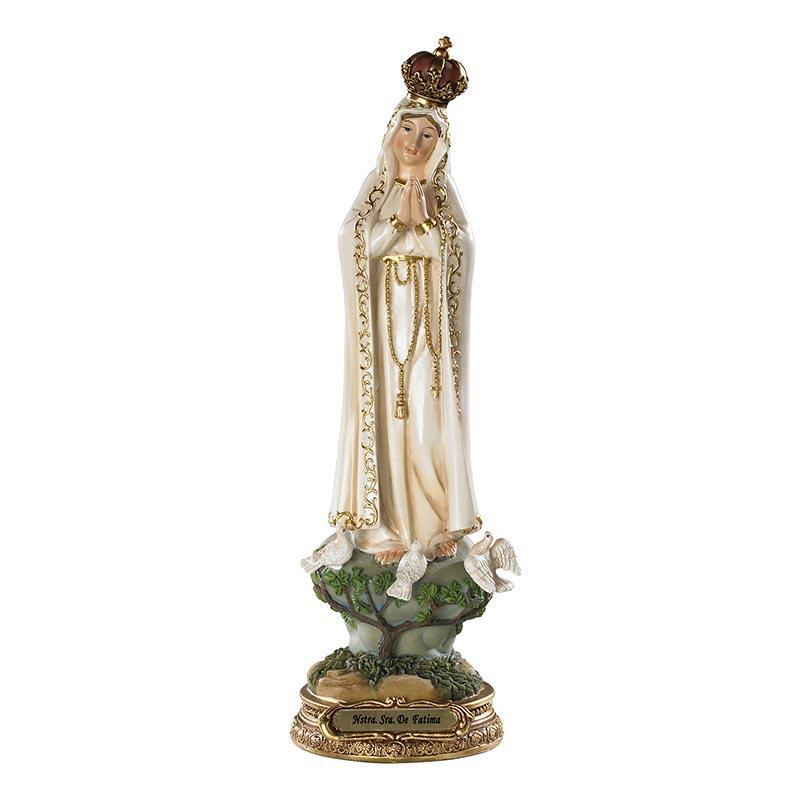 Our Lady of Fatima Statue Holy Christian Catholic Religious Figurine Room Decor