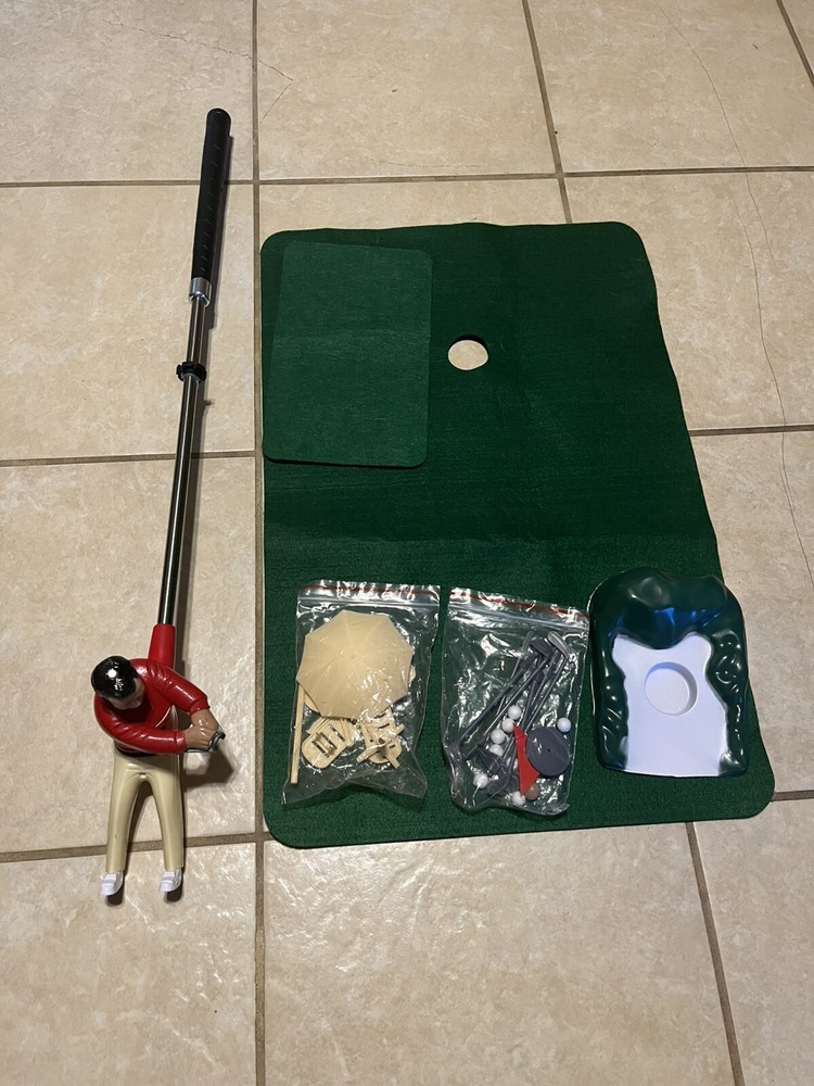 Abco Tech Mini Golfing Man Indoor Backyard Golf Set with Missing Parts-image