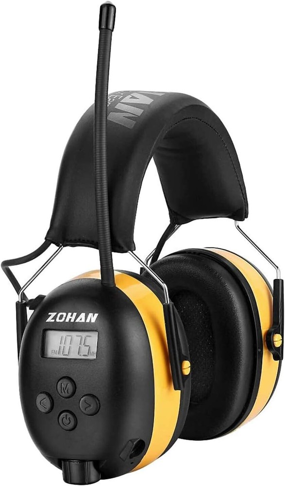 Comfortable EM042 AM/FM Radio Earmuffs with Advanced Noise Reduction Tech