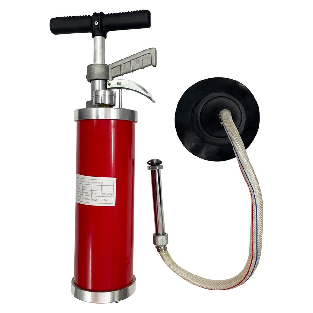 High-Pressure JT4 Pneumatic Pipe Dredge Manual Drain Cleaner for Household Use
