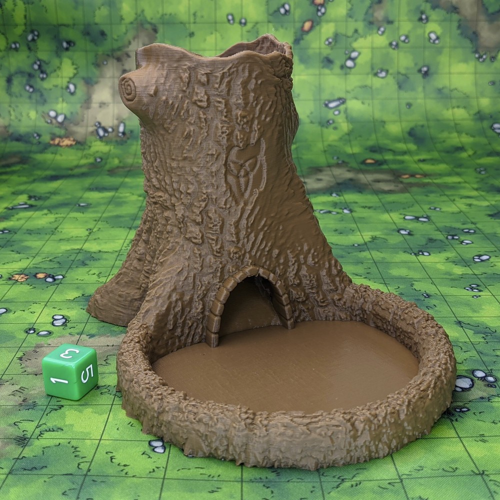 Druidic Dice Tower, PLA Dungeons and Dragons Dnd Miniatures D&D Gift