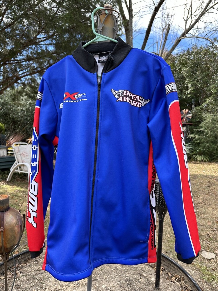 ABA Top Open Award Hoodie Hot Shoppe Small Red White Blue Made In USA-image