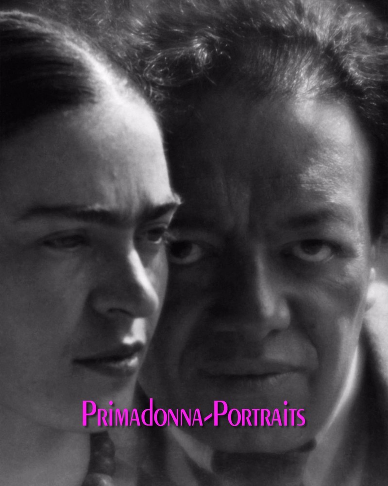 FRIDA KAHLO & DIEGO RIVERA 8x10 Lab Photo 1933 MEXICAN Painter Couple Mexico